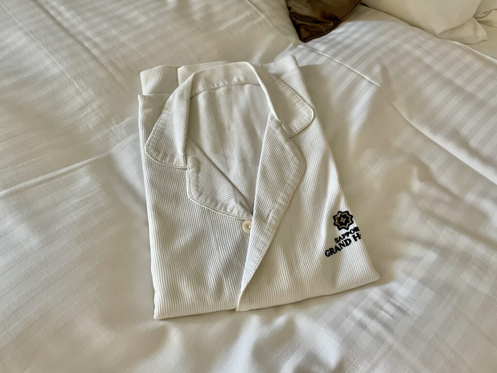 札幌グランドホテルのパジャマ